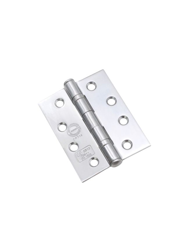 CE11 Mild Steel BB Butt Hinge - Polished Chrome