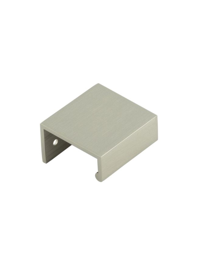 Burlington 50mm Satin Nickel Angled Edge Pull - By Frelan Hardware - BUR910SN