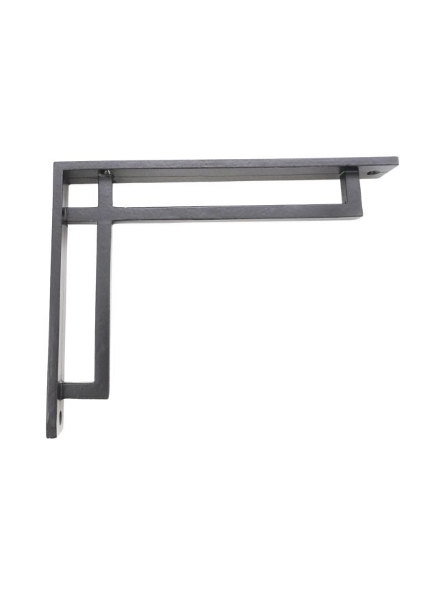 Narrow Art Deco Bracket Black (Sold in Pairs)