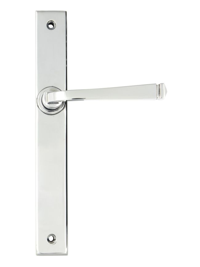 Polished Chrome Avon Slimline Lever Latch Set