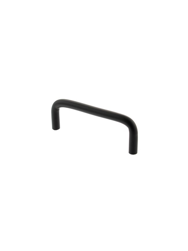 Atlantic D Cabinet Pull Handle 100mm x 10mm - Matt Black