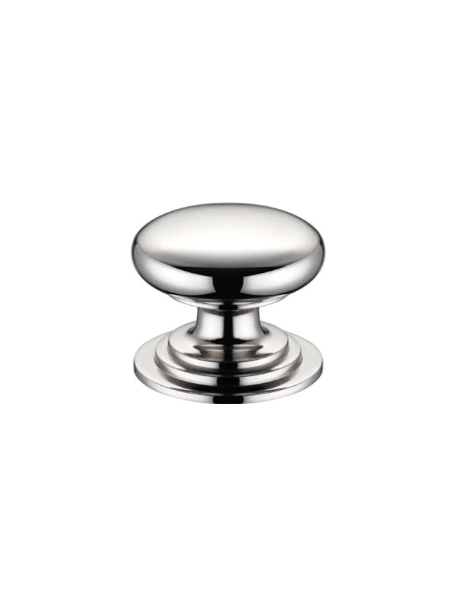 Zoo Hardware Victorian Cupboard Knob 38mm dia. - Nickel