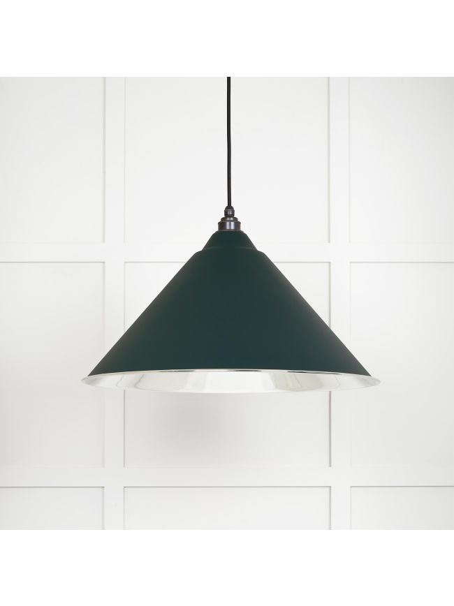 Smooth Nickel Hockley Pendant in Dingle