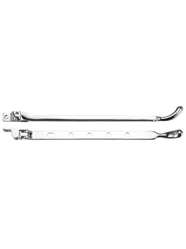 Zoo Hardware Bulb End Casement Stay - Polished Chrome