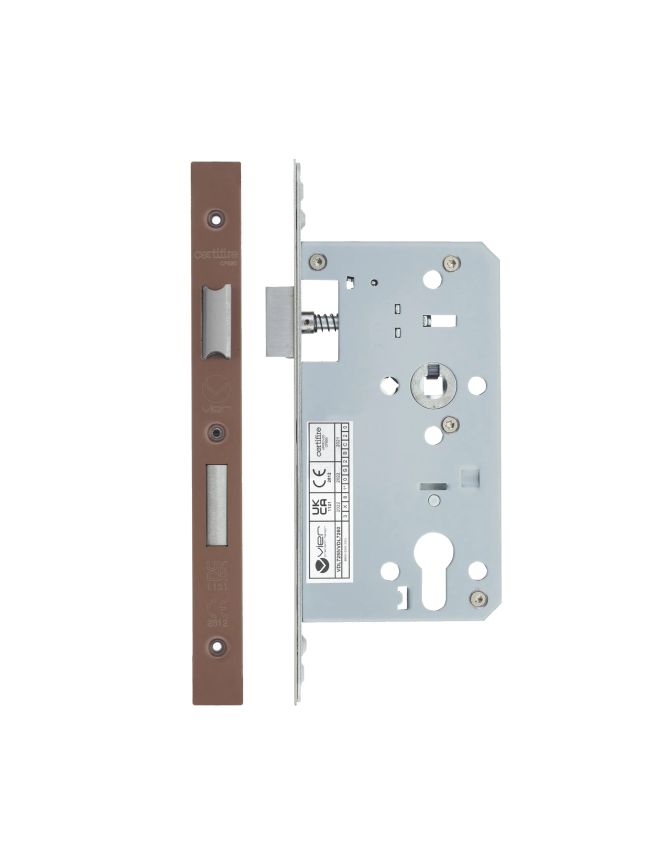 Zoo Hardware 2 Piece - DIN euro sashlock - 72mm c/c - backset 60mm - Bronze