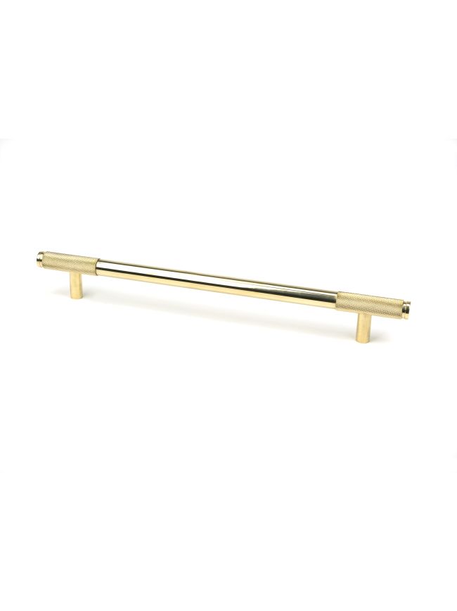 Polished Brass Half Brompton Pull Handle - Large