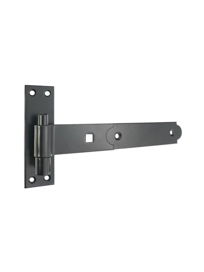 Hook and Band Hinge - Straight 10" - 250mm Black