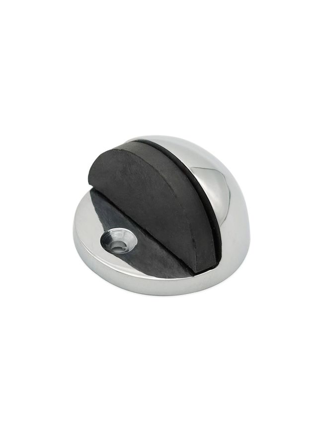Half Moon Door Stopper Polished Chrome