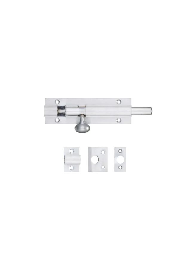Zoo Hardware Architectural Barrel Bolt 100mm x 30mm - Satin