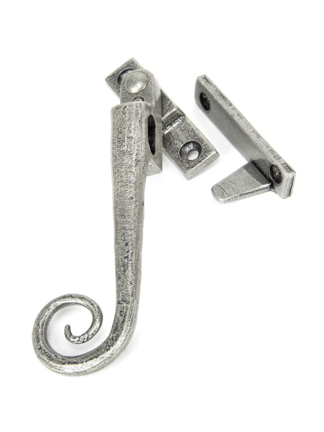 Pewter Locking Night-Vent Monkeytail Fastener - LH