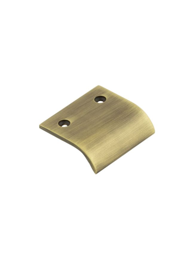 Burlington 50mm Antique Brass Curved Edged Pull - By Frelan Hardware - BUR920AB