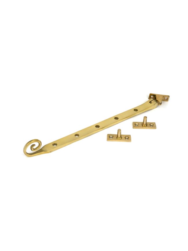 Polished Brass 12" Monkeytail Stay