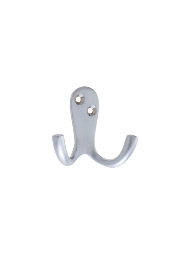 Zoo Hardware Double Robe Hook - Satin