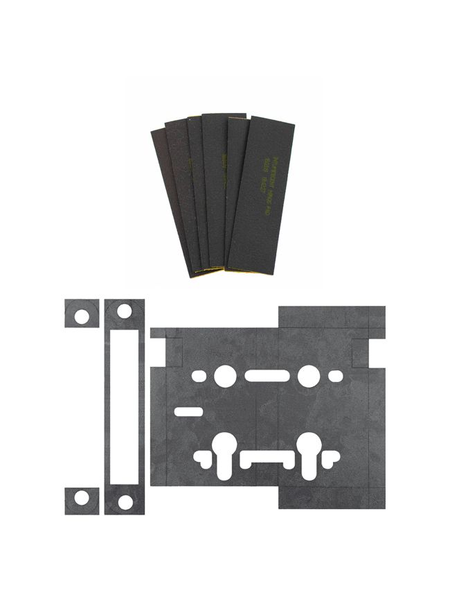 Atlantic Sash Lock & 3" x 2" Hinge Pads Intumescent kit FD60