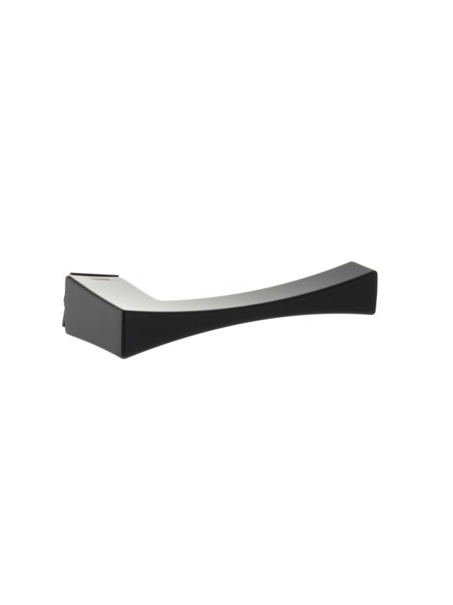 Forme Artemide Lever Door Handle on Concealed Square Rose - Matt Black (Pair)