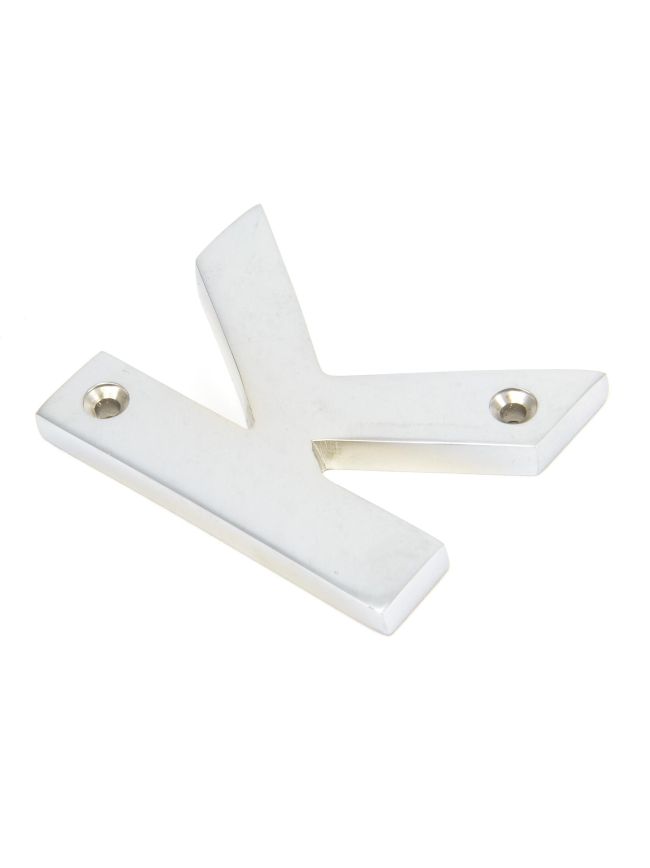 Satin Chrome Letter K