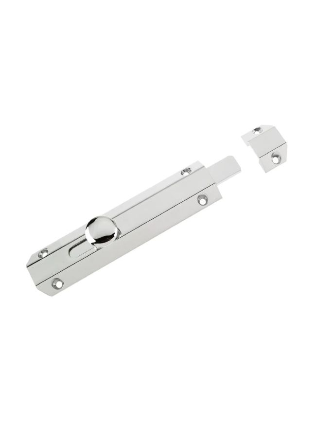 Zoo Hardware Surface Bolt 150mm - Polished Chrome