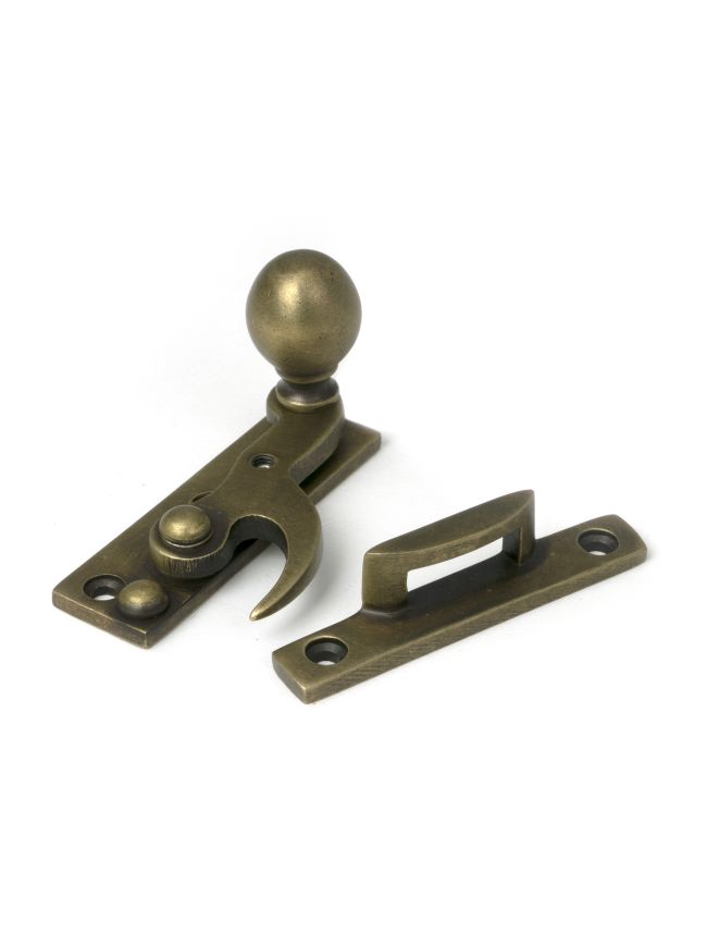 Burnished Brass Sash Hook Fastener