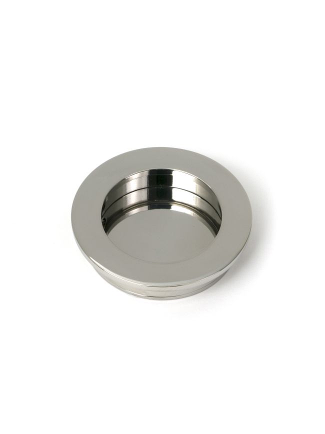 Polished Marine SS (316) 60mm Plain Round Pull