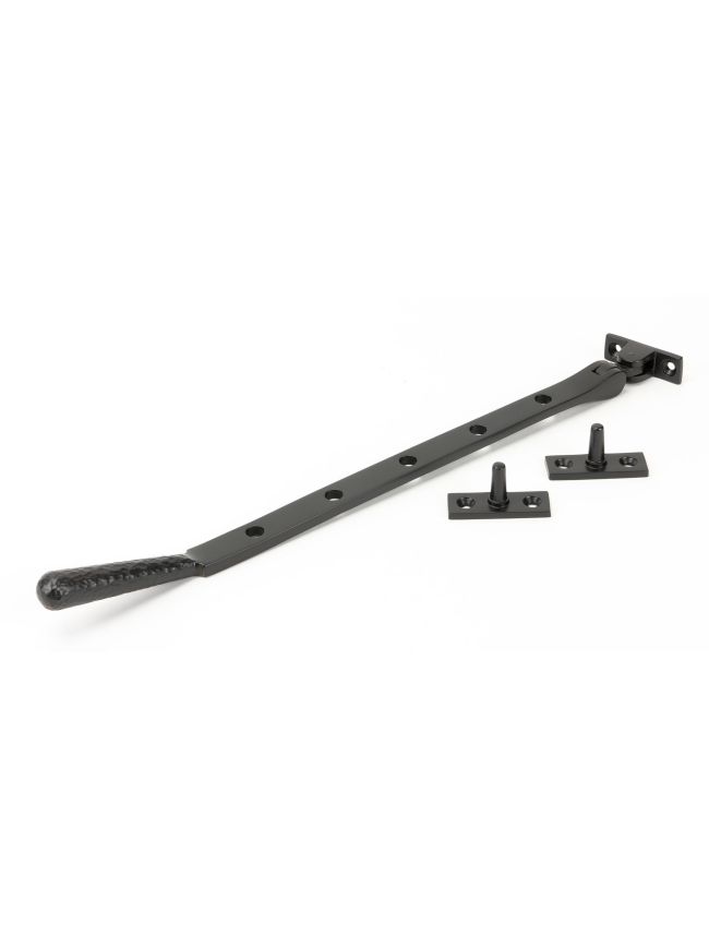 Aged Bronze 12" Hammered Newbury Stay