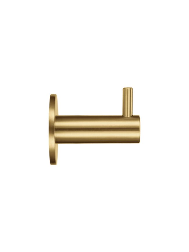 Zoo Hardware Wall Mounted Hook w/ Rose - Satin