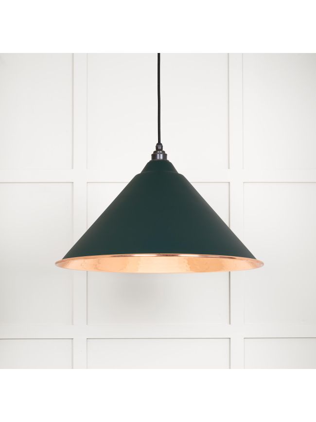 Hammered Copper Hockley Pendant in Dingle
