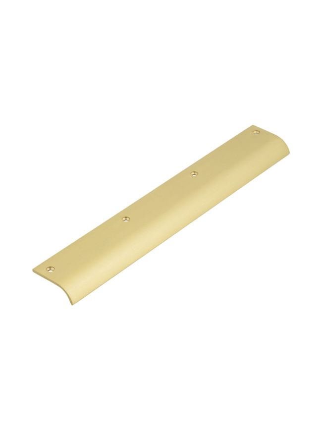Burlington 300mm Satin Brass Curved Edge Pull - By Frelan Hardware - BUR922SB