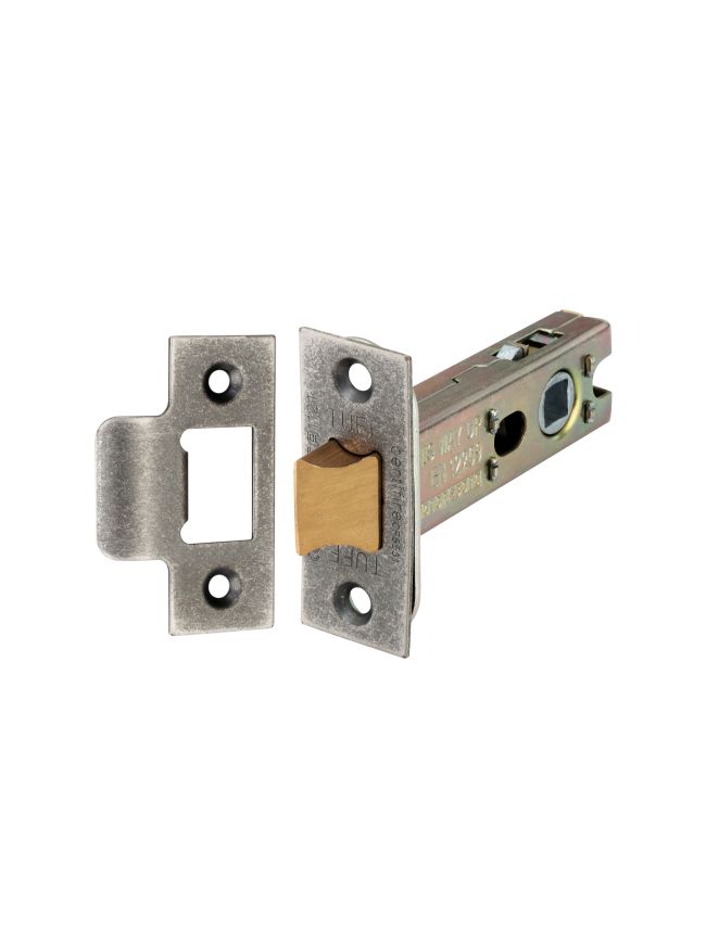 4" H/D Tubular Latch CE - Pewter
