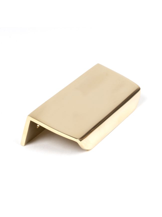 Polished Brass 100mm Moore Edge Pull
