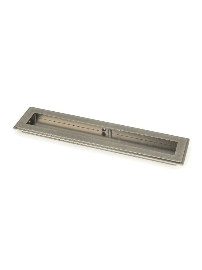 Pewter 250mm Art Deco Rectangular Pull