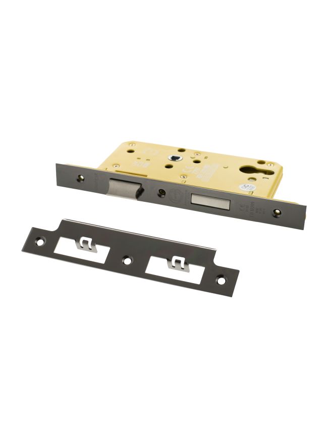 Atlantic DIN Heavy Duty Euro Profile Sashlock Double Throw 60mm backset - Polished Chrome