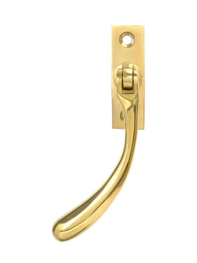 Polished Brass Slim Peardrop Espag - LH
