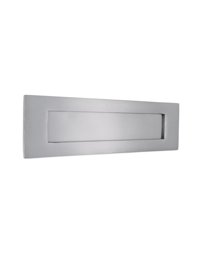 Victorian Letter Plate 250mm Satin Chrome