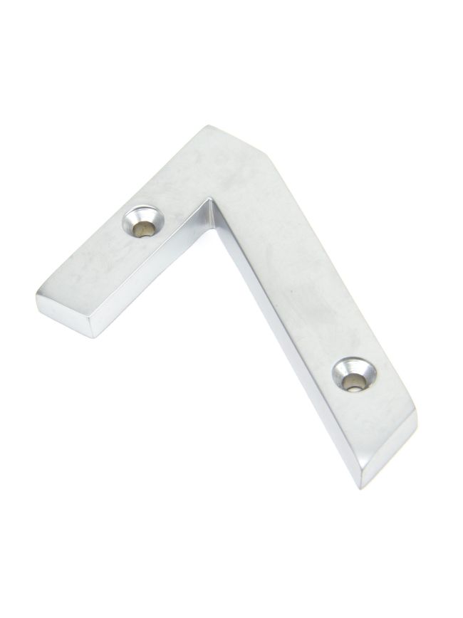 Satin Chrome Numeral 7