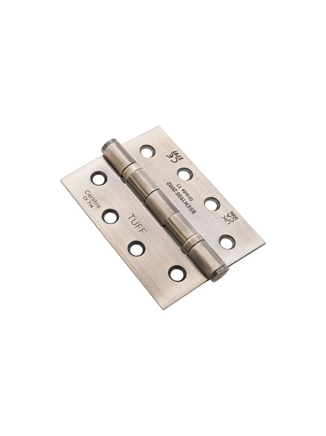 CE11 Mild Steel BB Butt Hinge - Aged Brass