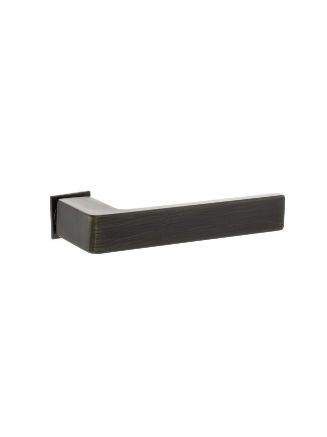 Forme Asti Lever Door Handle on Concealed Square Rose - Urban Bronze (Pair)