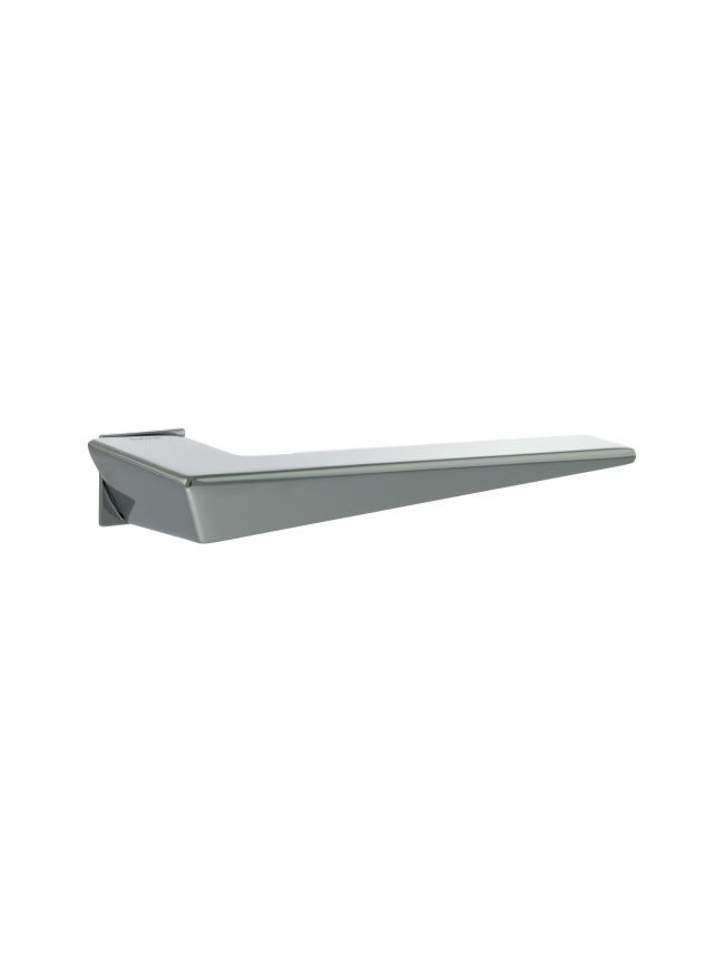 Forme Naxos Lever Door Handle on Concealed Square Rose - Polished Chrome (Pair)