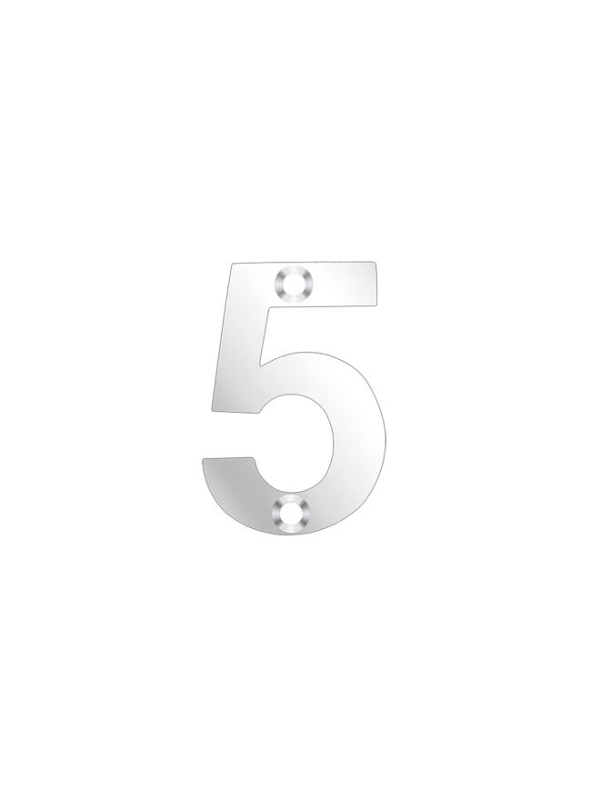 Zoo Hardware Numerals - 50mm - Stainless Steel