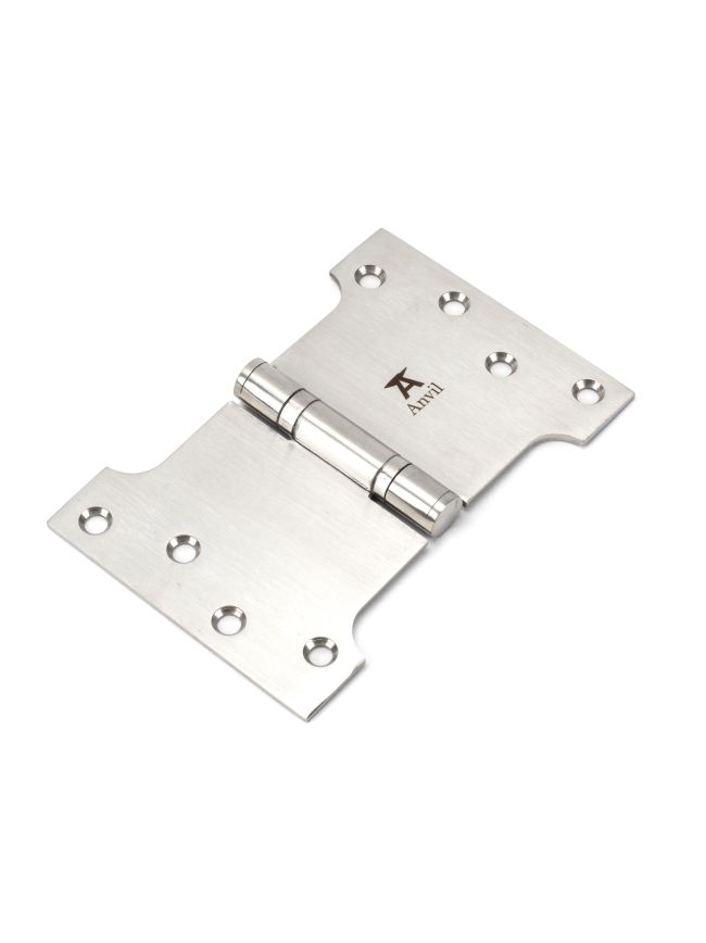 Satin SS (304) 4" x 4" x 6" Parliament Hinge (pair)