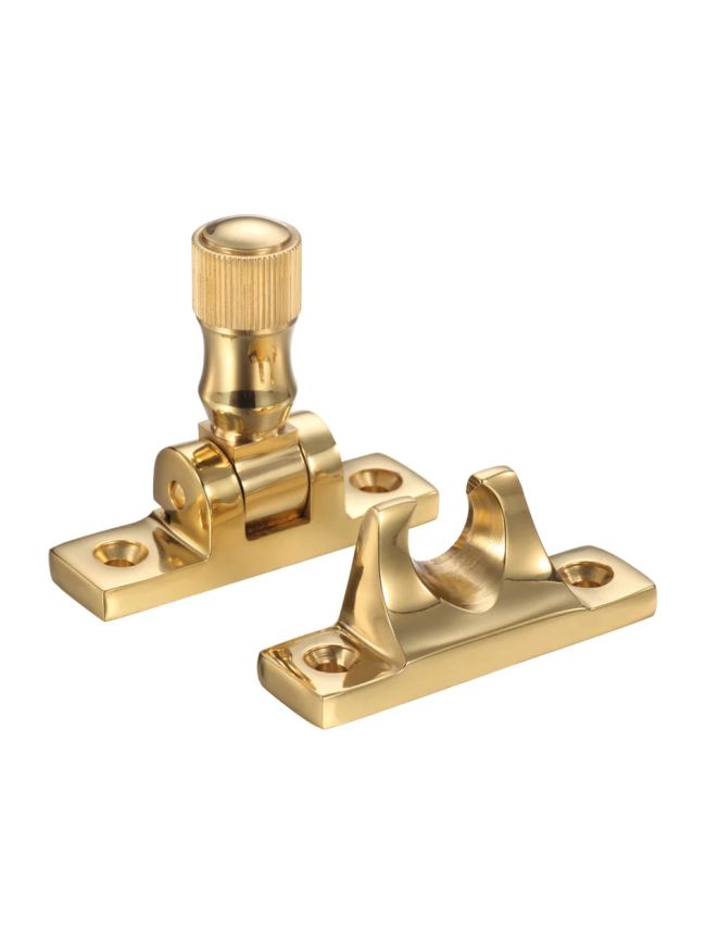 Zoo Hardware Brighton Pattern Sash Fastener - Polished Brass