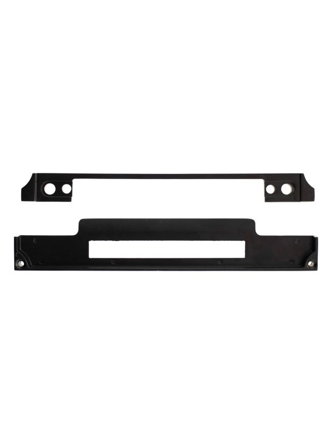 Atlantic DIN Rebate Kit for Euro Profile, Bathroom Lock, Latch, Euro Deadlock - Matt Black