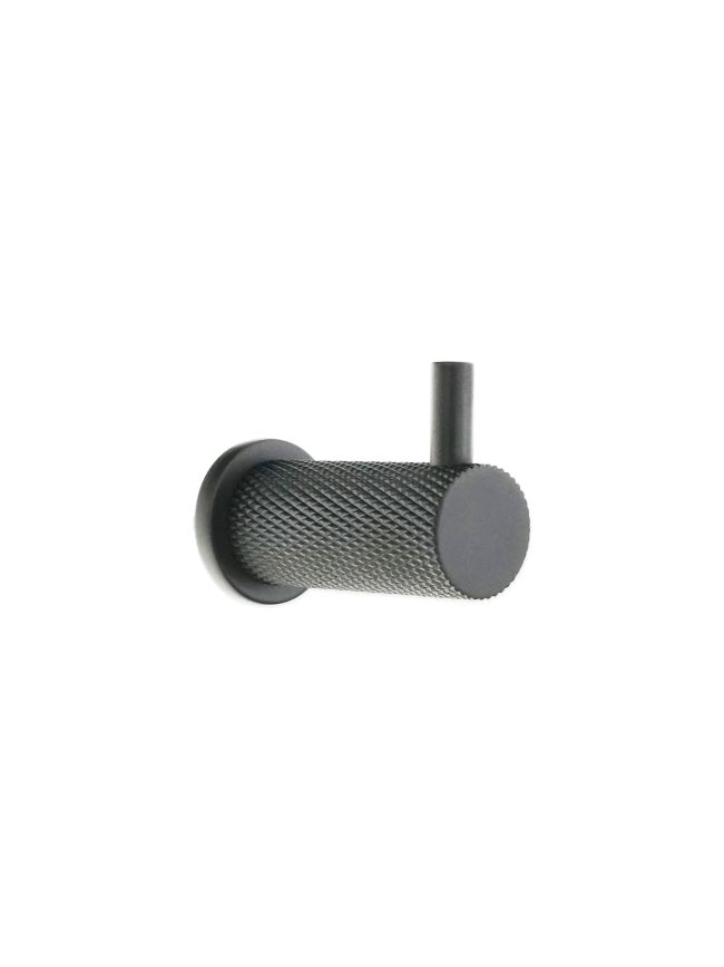 Jewel Knurlmond Coat Hook Matt Black