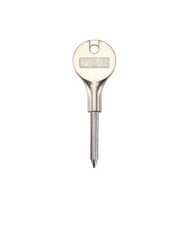 Zoo Hardware Fulton and Bray Star Shape 35mm Rack Bolt Key - Nickel