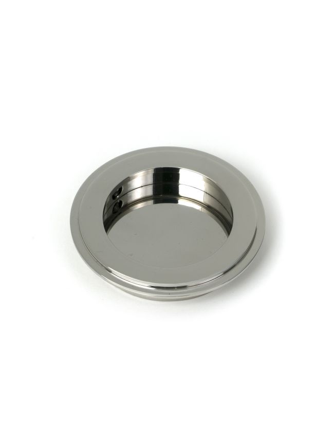 Polished Marine SS (316) 75mm Art Deco Round Pull