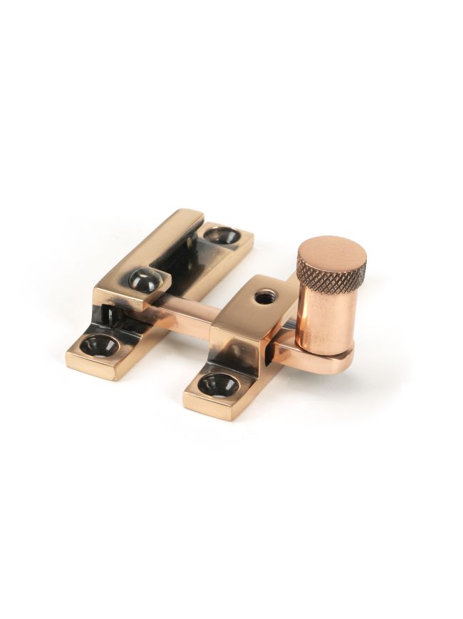 Polished Bronze Brompton Quadrant Fastener - Narrow