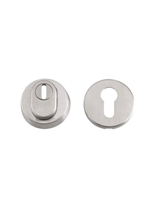 Zoo Hardware Security escutcheon - 53mm dia - Satin Stainless