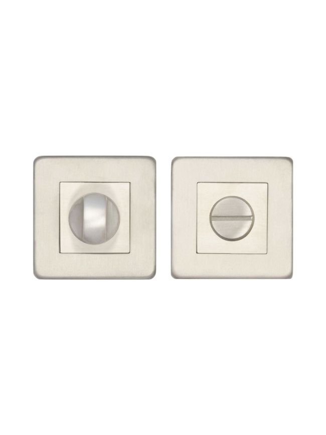 JSS54 Satin Stainless Steel Square Turn & Release - By Frelan Hardware - JSS54
