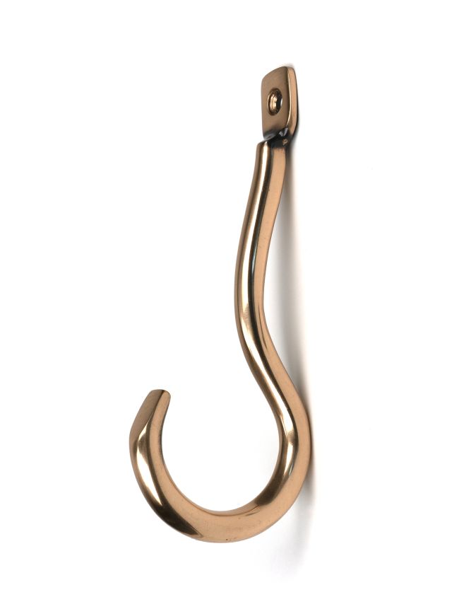 Polished Bronze Anchor Coat Hook