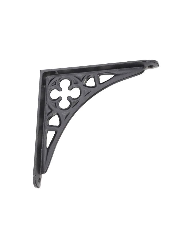 Victorian Gothic Shelf Bracket Black (Sold in Pairs)