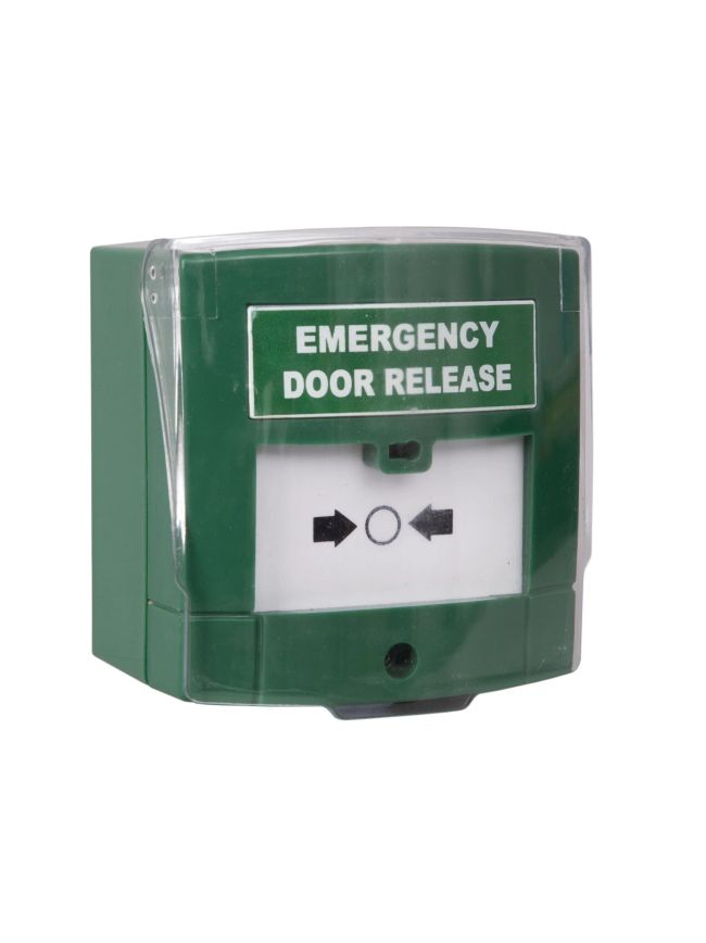 Zoo Hardware Illuminated Emergency Release Button (resettable) with front cover - Double Pole voltage
